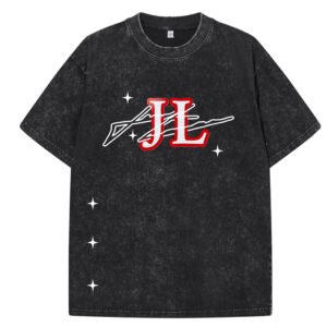 morning star jl design acid. wash shirt